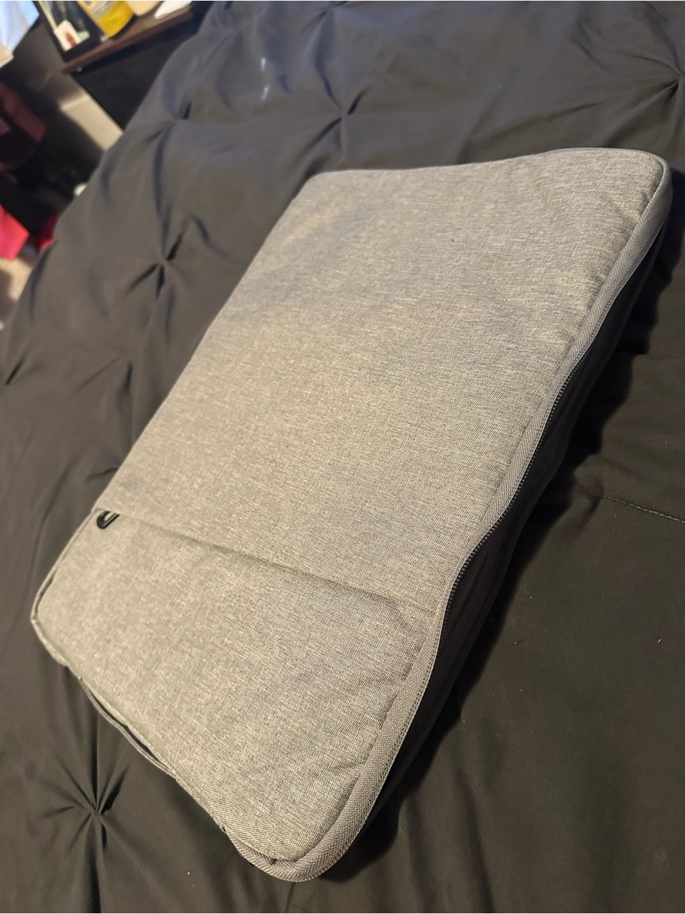 Slim Gray Laptop Sleeve - Protective Men's Bag